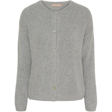 Marta Du Chateau MdcKiki Knit Light Grey Strikcardigan